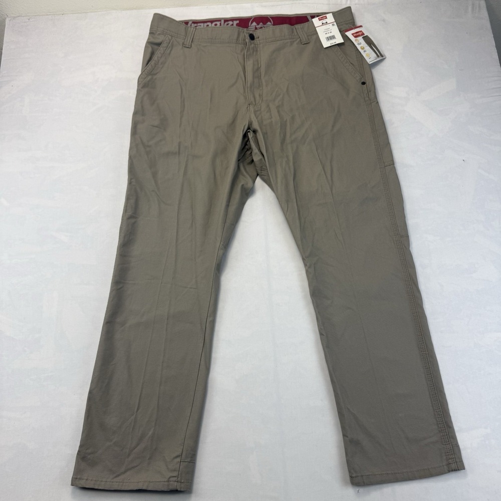 Wrangler Men's 40x30 Tan Performance Series Outdoor Utility Pants NWT